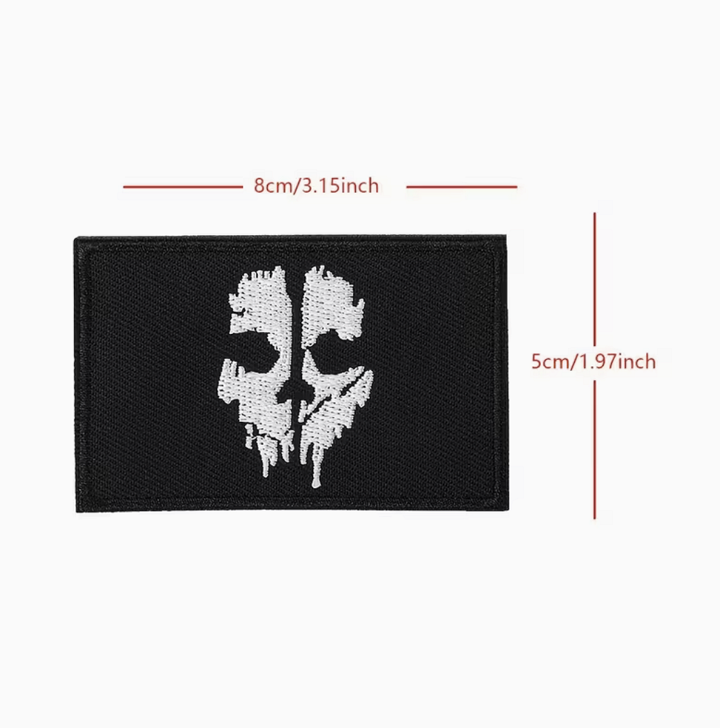 Patch Call Of Duty Ghosts Logan Walker, velcro – patch tactique avec crâne