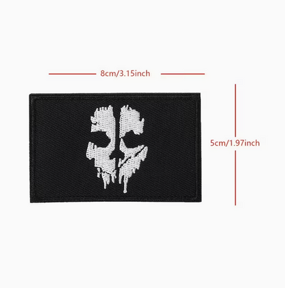 Patch Call Of Duty Ghosts Logan Walker, velcro – patch tactique avec crâne
