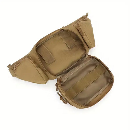 Sacoche tactique pour ceinture avec système MOLLE et compartiment pour pistolet 600D
