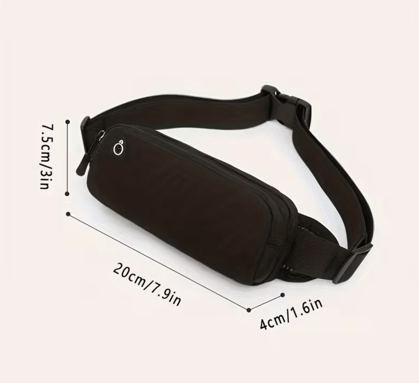 Sac bandoulière et en travers BlackAirsoft Slim