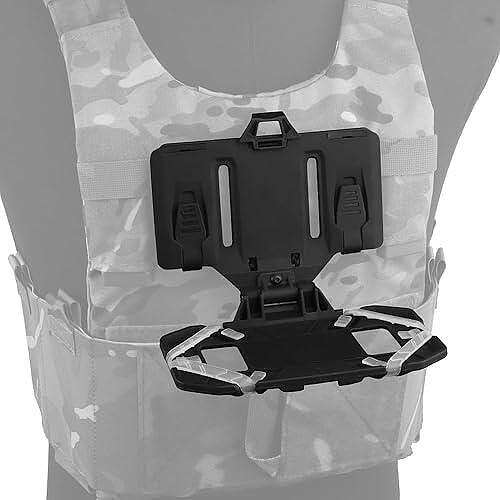 Support téléphone pour gilet tactique – pliable, compatible MOLLE