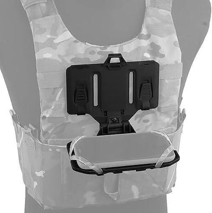 Support téléphone pour gilet tactique – pliable, compatible MOLLE