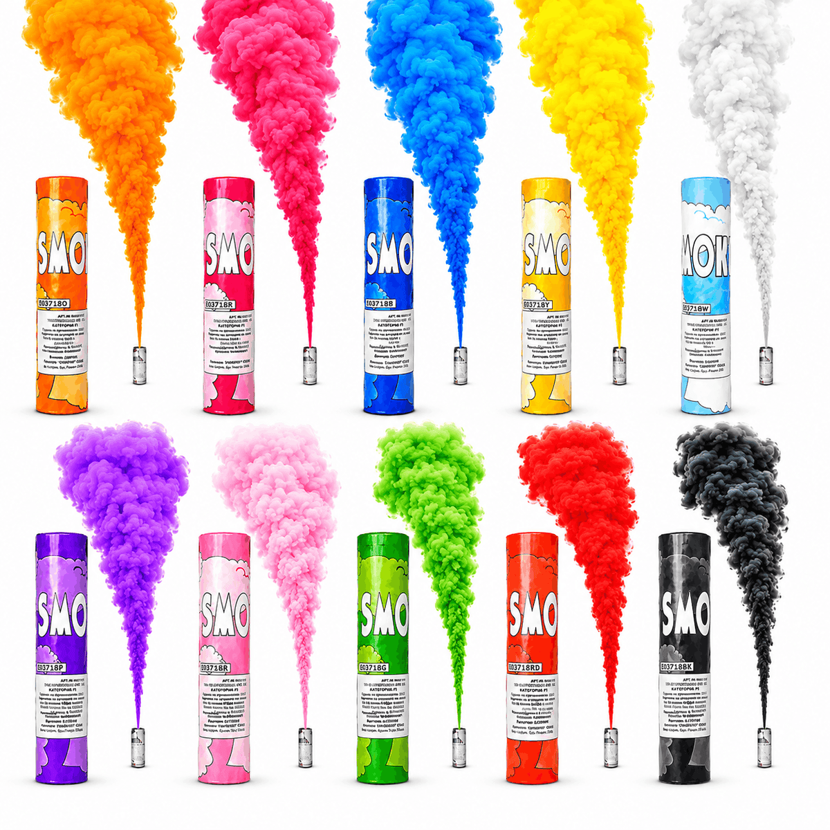 Színes füstbomba Enigma Smoke – 40 másodperc
