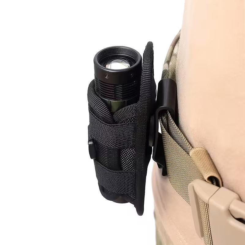 Étui tactique pour lampe torche pivotant à 360 degrés