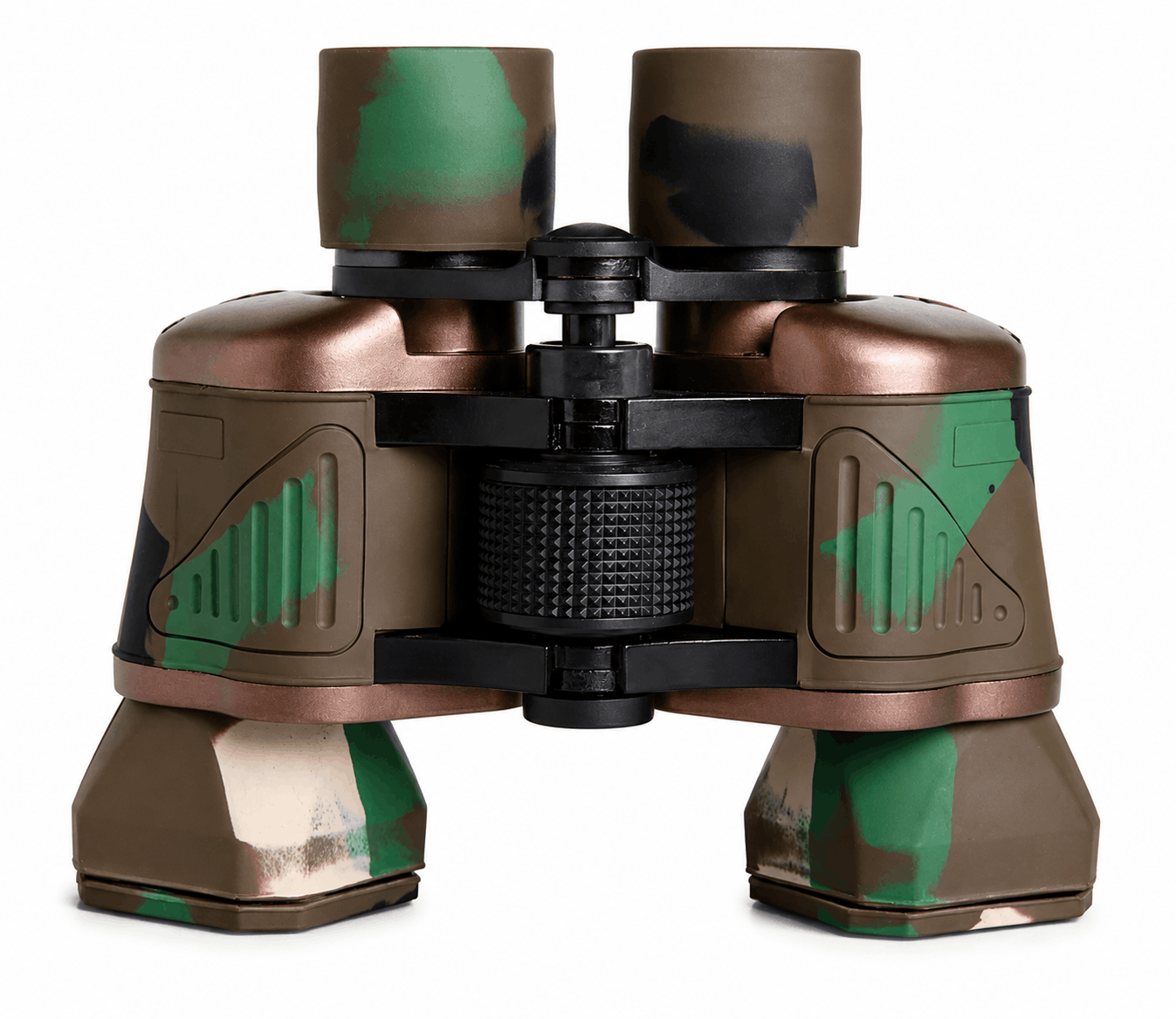 Jumelles compactes camouflage avec mise au point centrale