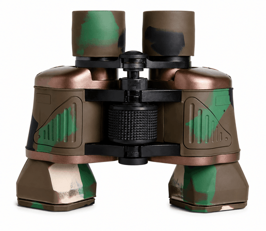Jumelles compactes camouflage avec mise au point centrale