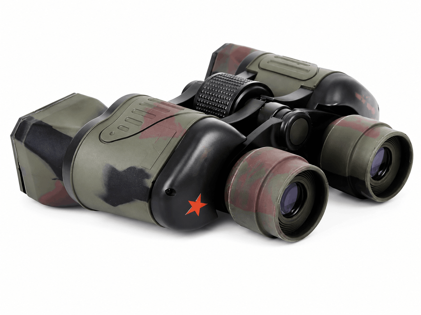 Jumelles compactes camouflage avec mise au point centrale