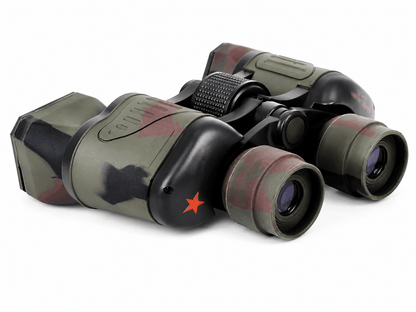 Jumelles compactes camouflage avec mise au point centrale