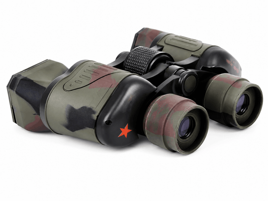 Jumelles compactes camouflage avec mise au point centrale