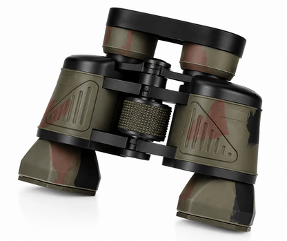 Jumelles compactes camouflage avec mise au point centrale