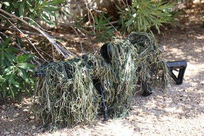 Revêtement de camouflage type Ghillie pour arme