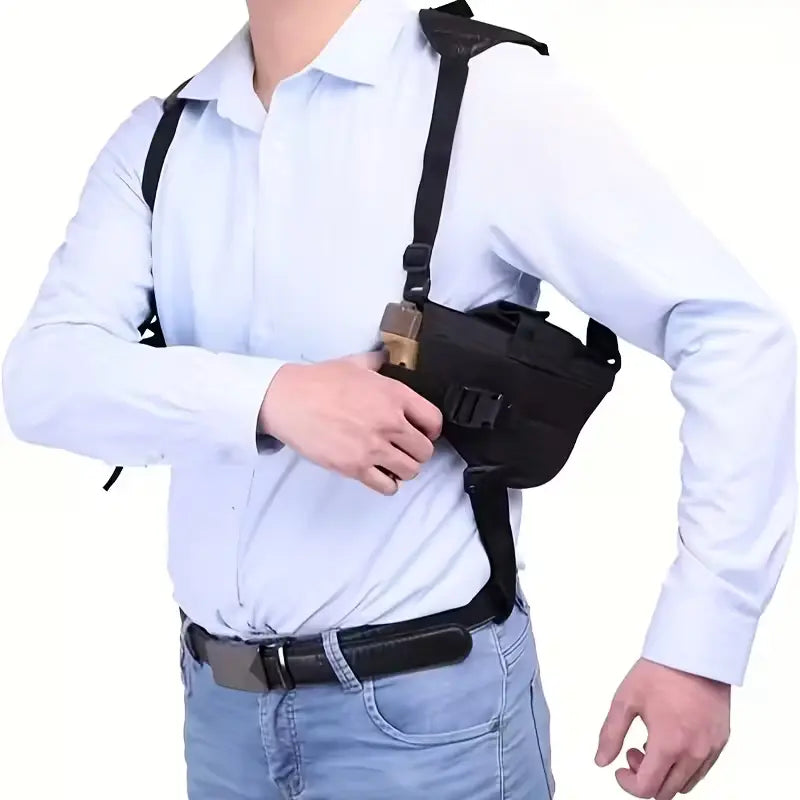Étui pour pistolet sous l’aisselle pour port dissimulé, noir
