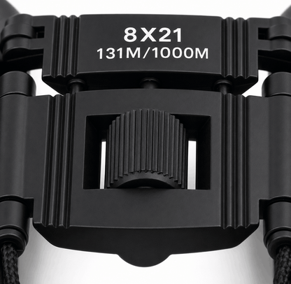 Jumelles compactes 8x21 avec 131M/1000M