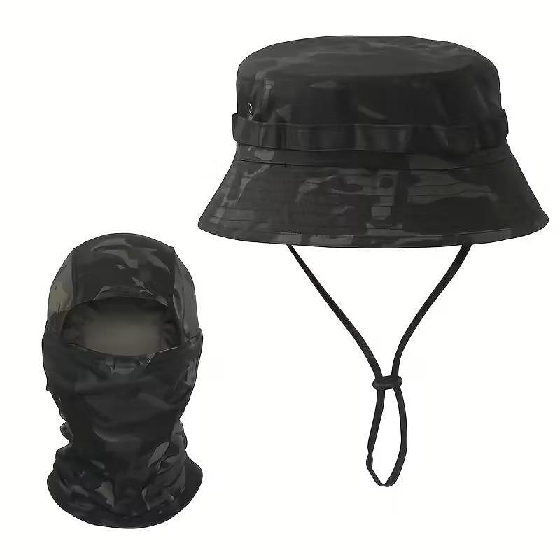 Ensemble casquette tactique avec cagoule