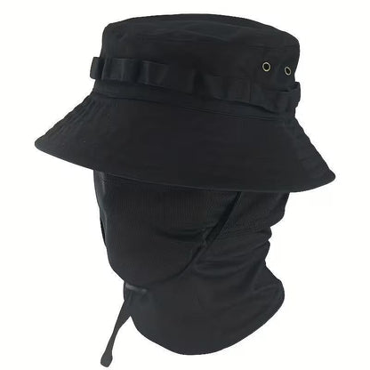 Ensemble casquette tactique avec cagoule