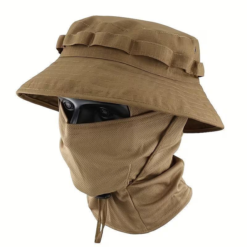 Ensemble casquette tactique avec cagoule
