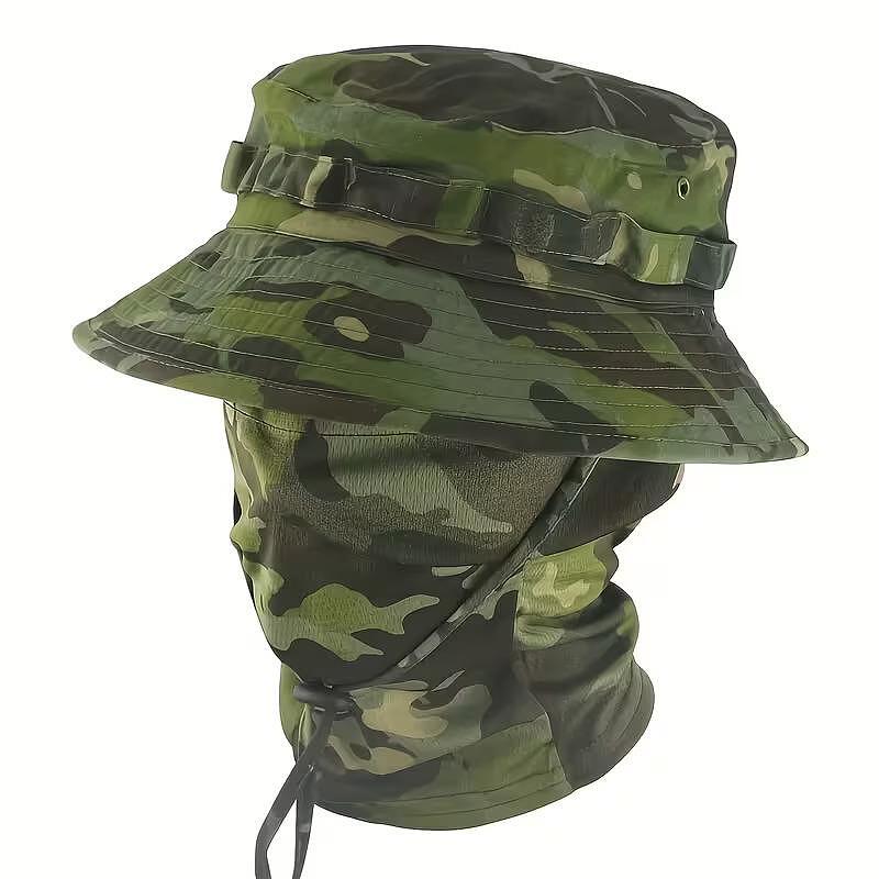 Ensemble casquette tactique avec cagoule