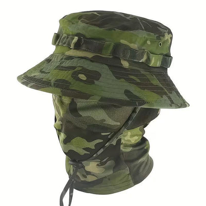 Ensemble casquette tactique avec cagoule