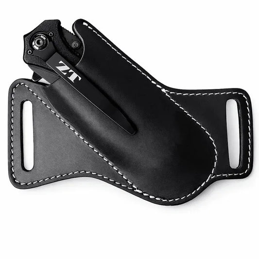 Étui en cuir pour couteau de ceinture