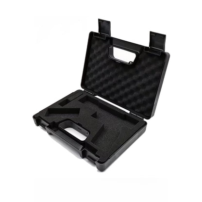 Mallette pour pistolet en plastique avec rembourrage - noir
