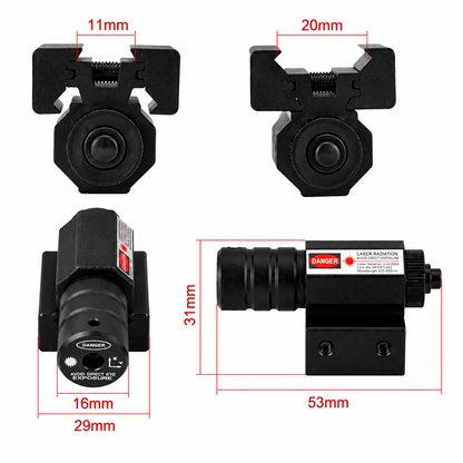 Module laser BlackAirsoft Pressure Switch Red Laser