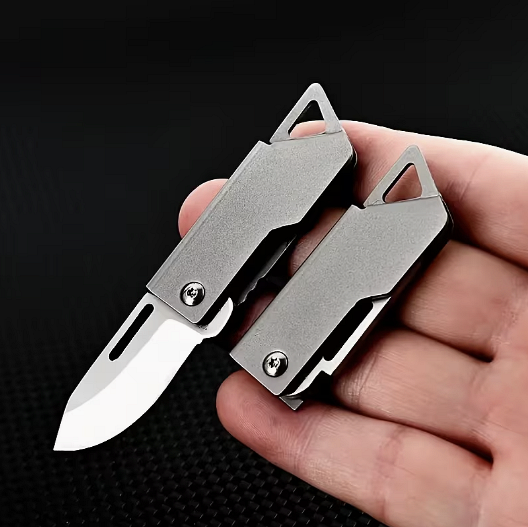 Mini couteau pliant pour porte-clés – outil EDC compact