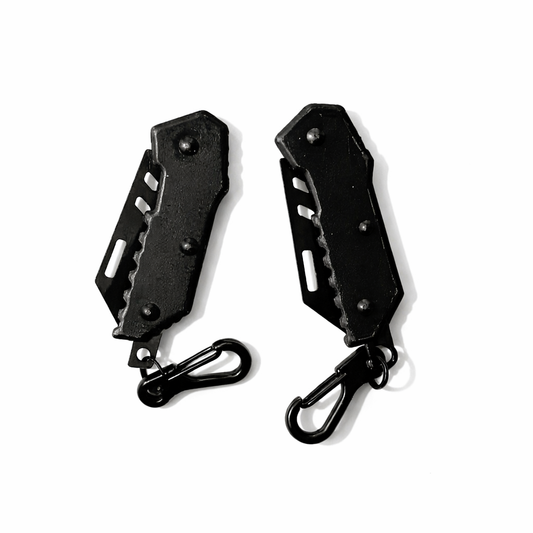 Mini couteau tactique pliant - dentelé