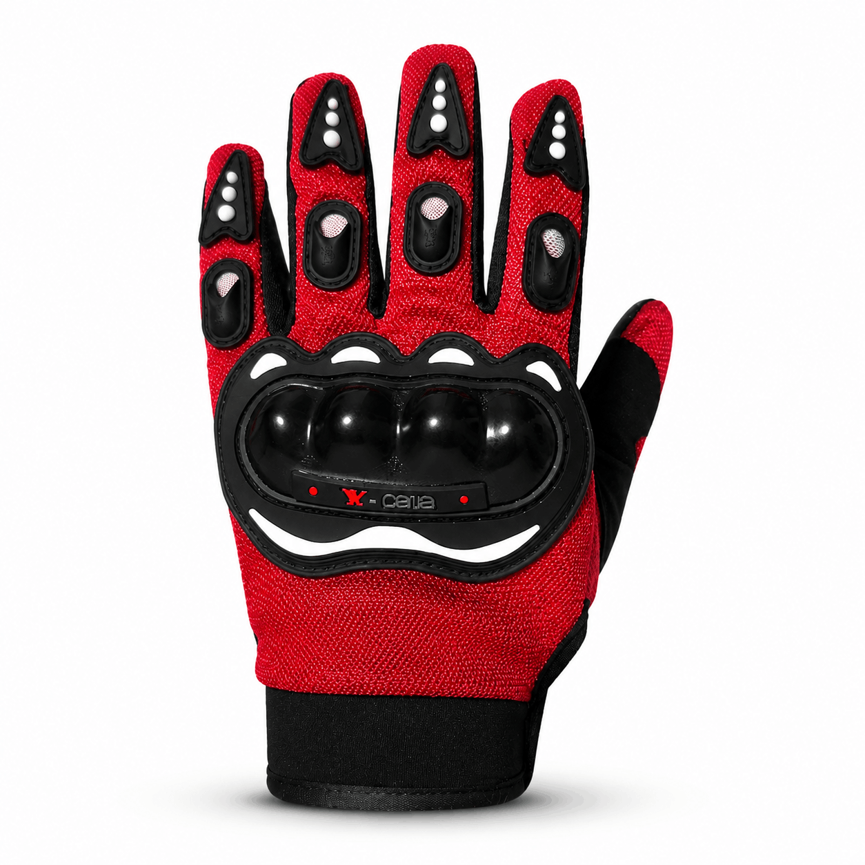 Gants moto avec protections rigides - L
