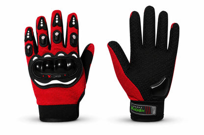 Pack promo : Gants moto avec protections rigides + 3 bonnets