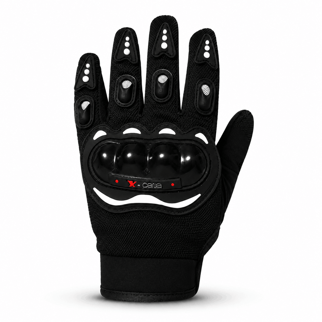 Gants moto avec protections rigides - L
