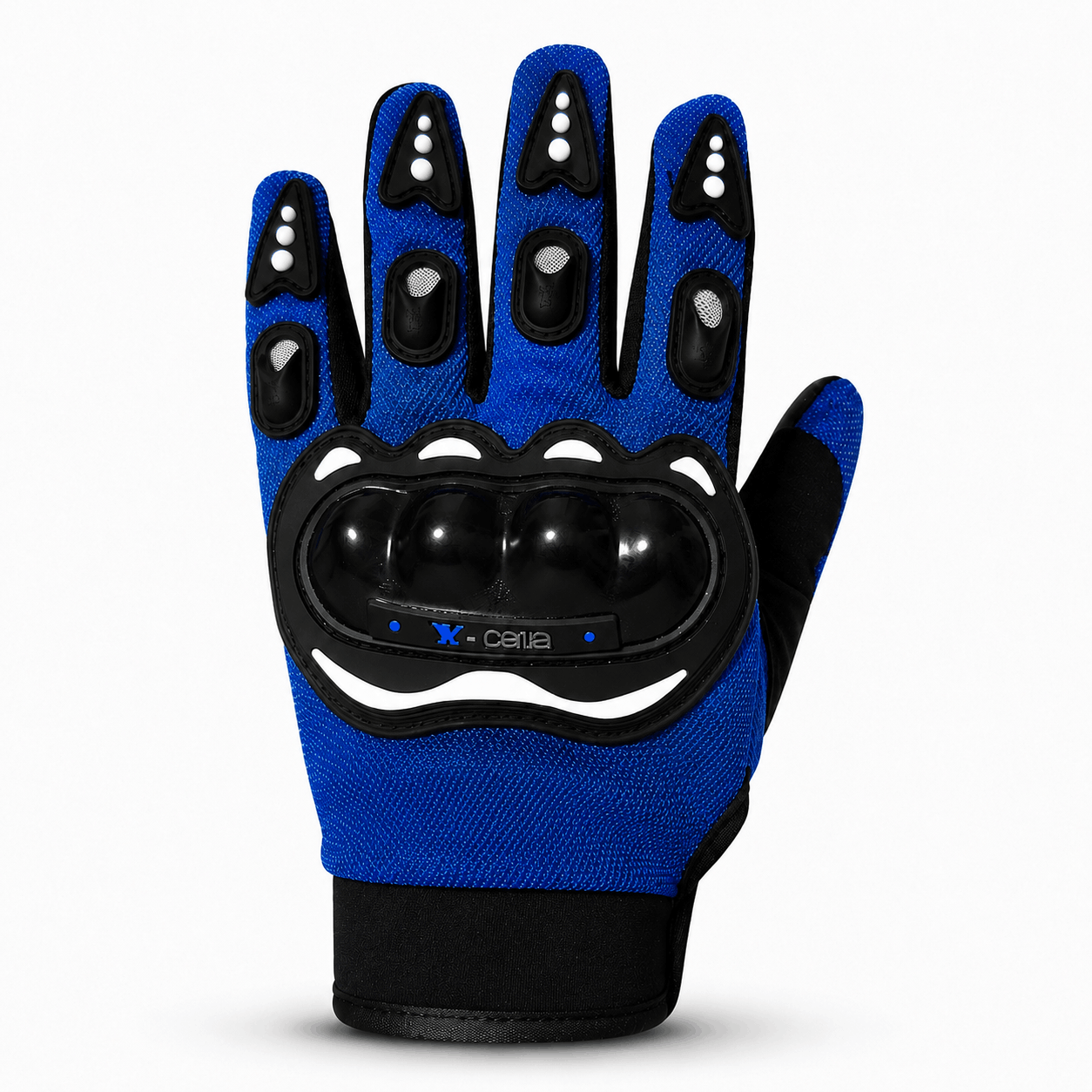 Gants moto avec protections rigides - L