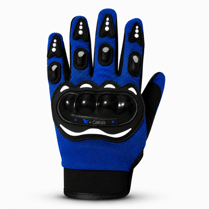Gants moto avec protections rigides - L