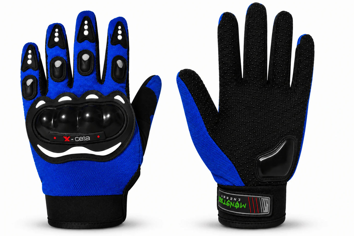 Pack promo : Gants moto avec protections rigides + 3 bonnets
