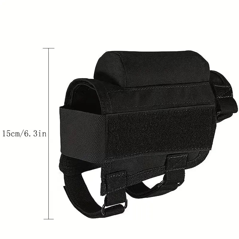 Couvre-culasse avec emplacements pour cartouches de chasse, noir