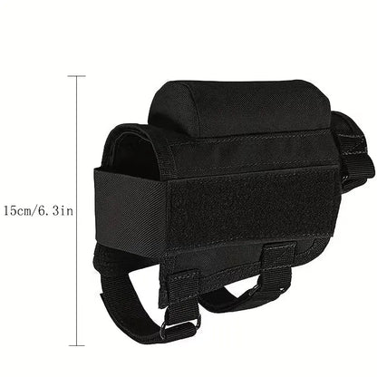 Couvre-culasse avec emplacements pour cartouches de chasse, noir