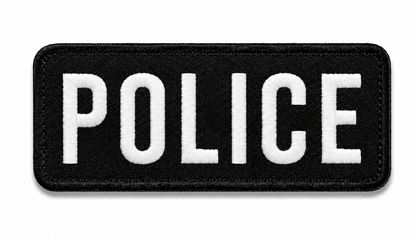 Patch POLICE 25x9 cm avec dos velcro