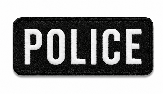 Patch POLICE 25x9 cm avec dos velcro