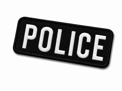 Patch POLICE 25x9 cm avec dos velcro