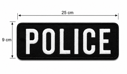 Patch POLICE 25x9 cm avec dos velcro