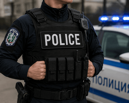 Patch POLICE 25x9 cm avec dos velcro