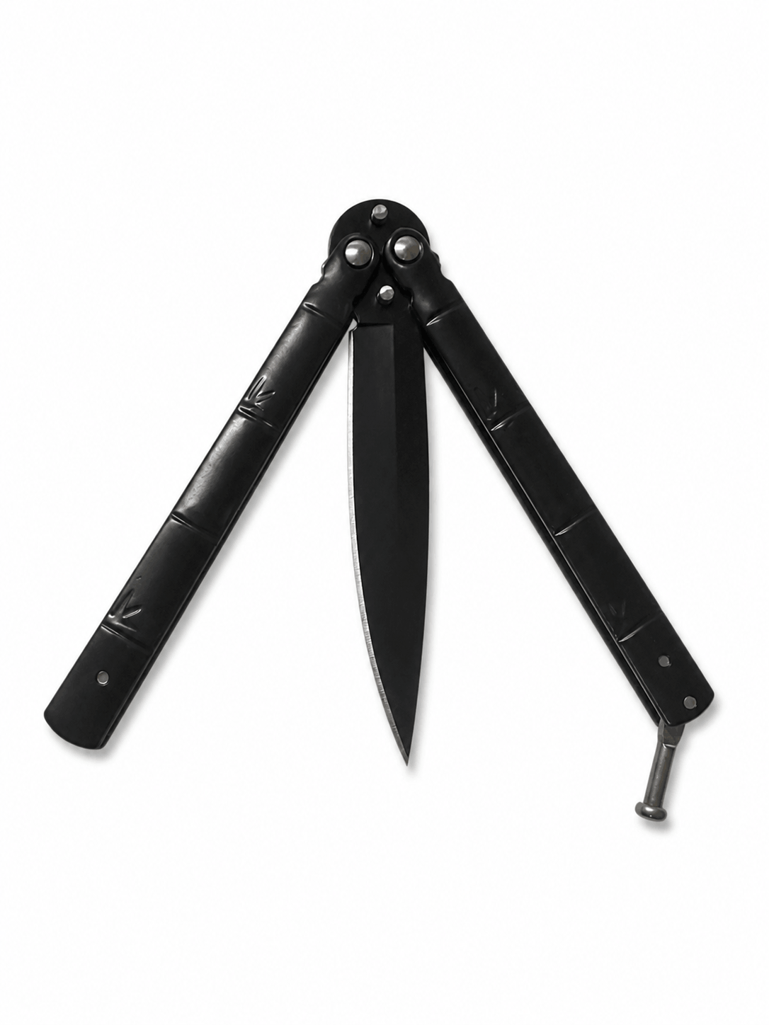 Couteau papillon pliant Black Airsoft Shadow