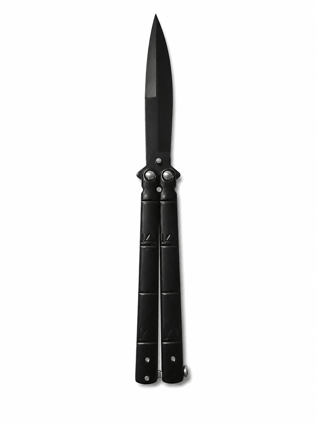 Couteau papillon pliant Black Airsoft Shadow
