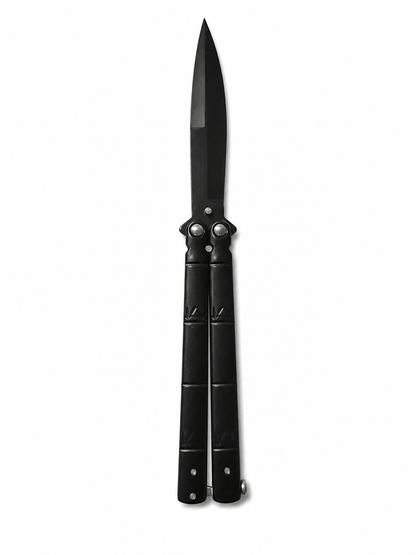 Couteau papillon pliant Black Airsoft Shadow