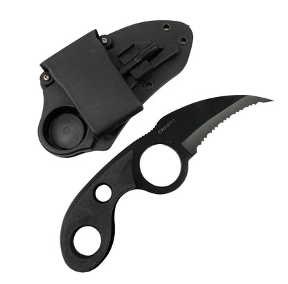 Nůž Smith & Wesson HRT SWHRT2, 6 cm – zubatý, s pouzdrem