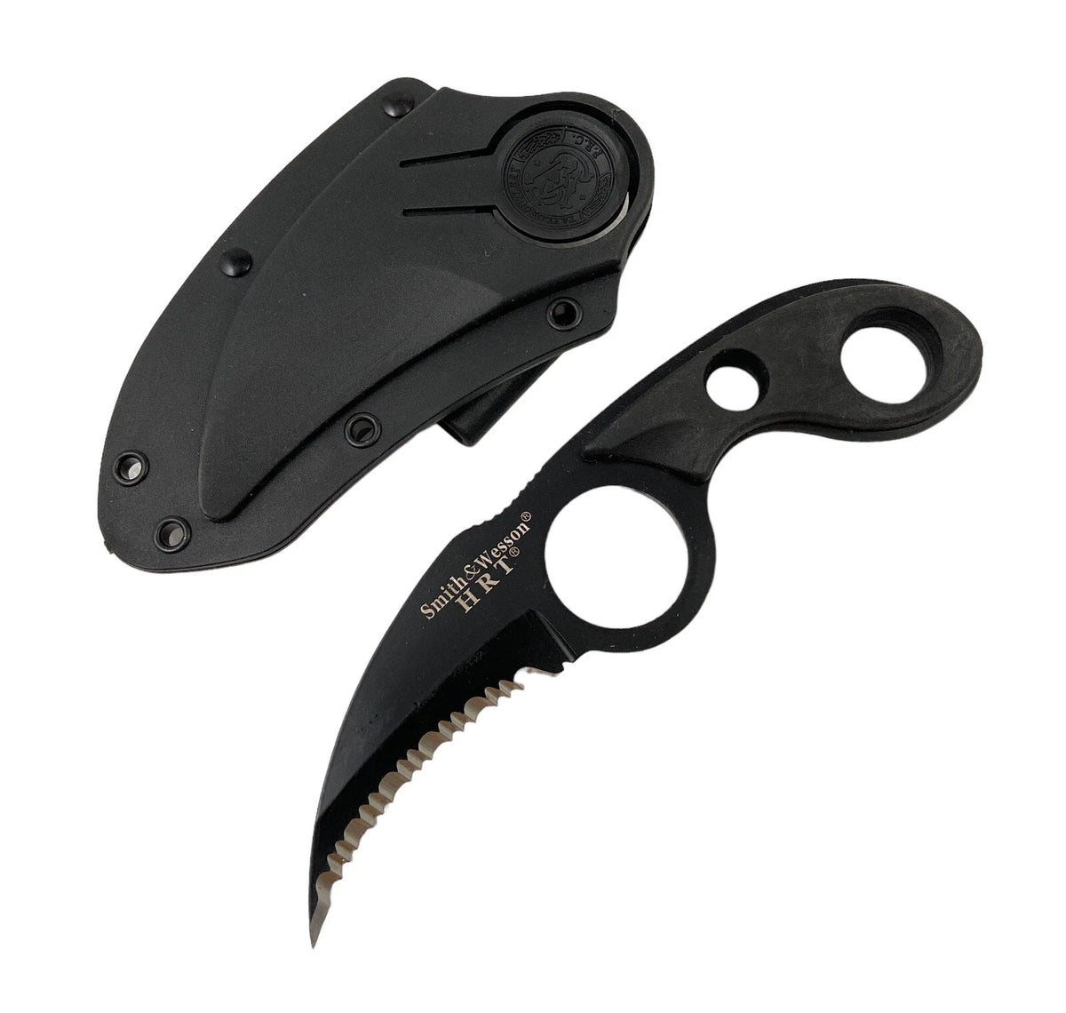 Nůž Smith & Wesson HRT SWHRT2, 6 cm – zubatý, s pouzdrem