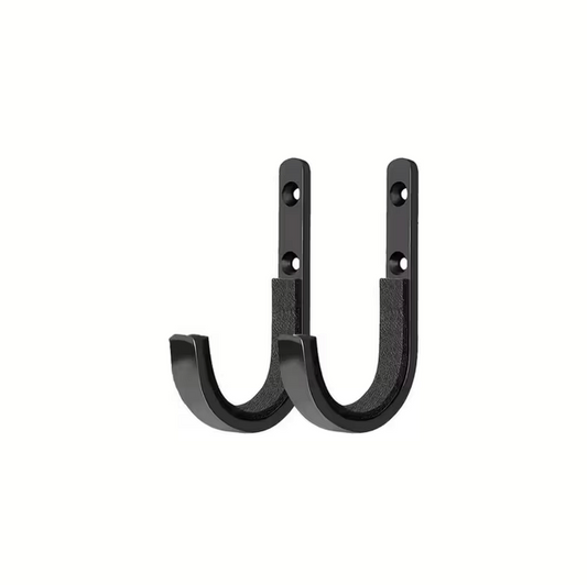 Support pour armes, lot de 2 crochets pour fusils, noir