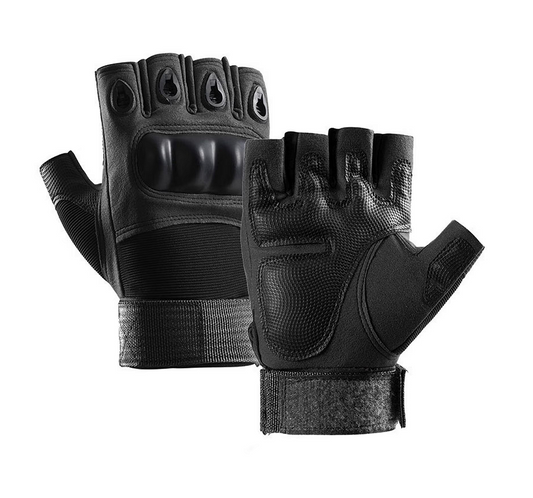 Gants tactiques sans doigts, avec protections