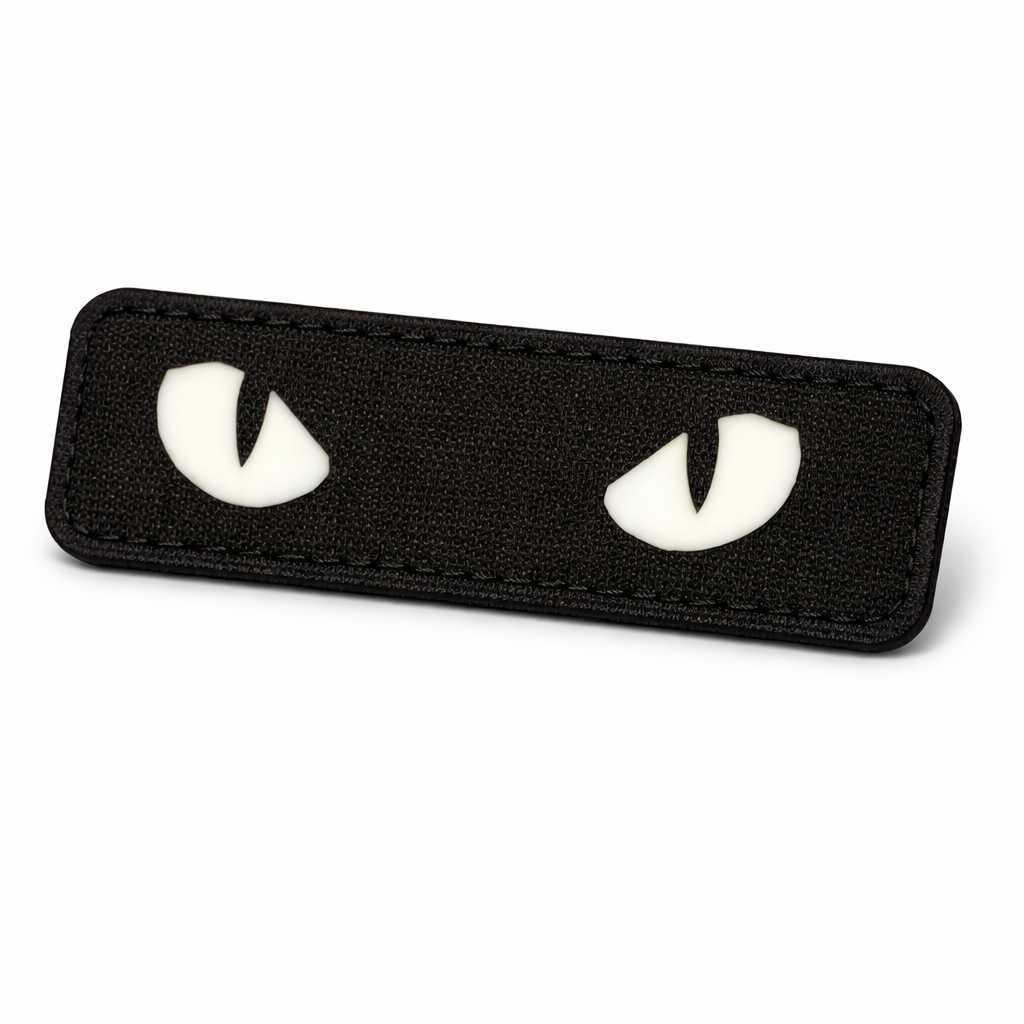 Patch lumineux tactique, patch « Yeux de chat » – phosphorescent