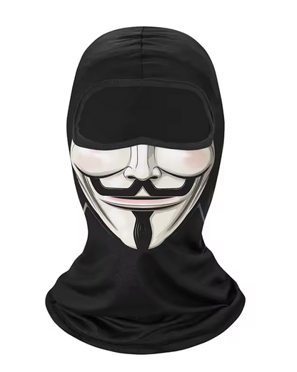Cagoule tactique, crâne