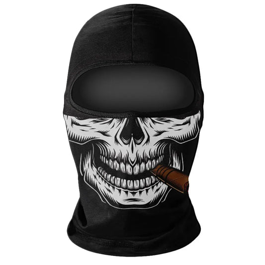 Cagoule tactique, crâne